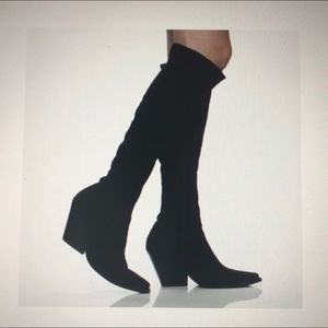 Jeffrey Campbell GATLIN Faux Suede knee highboots